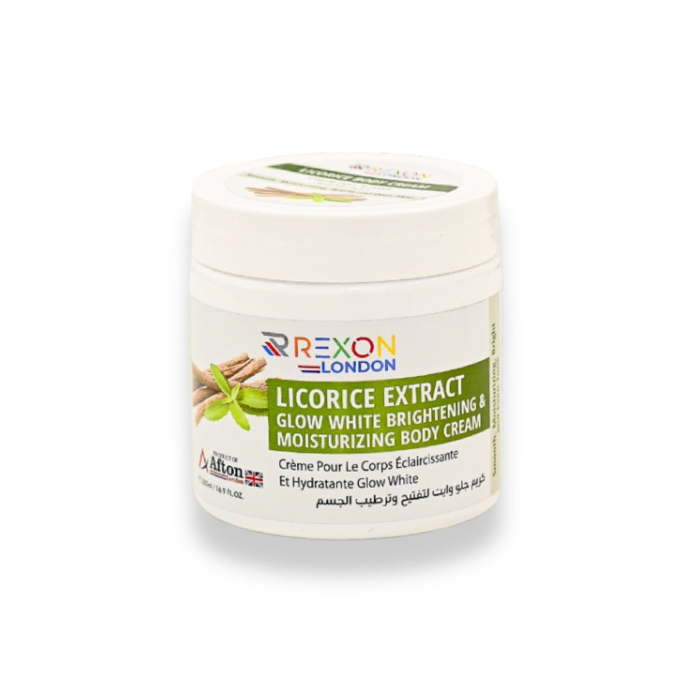 Licorice Extract- Glow White Brightening & Moisturizing Body Cream
