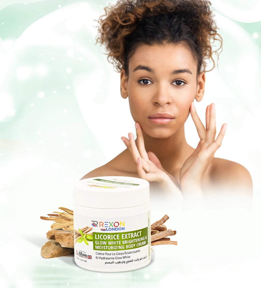 Licorice Extract- Glow White Brightening & Moisturizing Body Cream